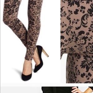 Paige Verdugo Skinny Jeans Floral Chai Tapestry 32